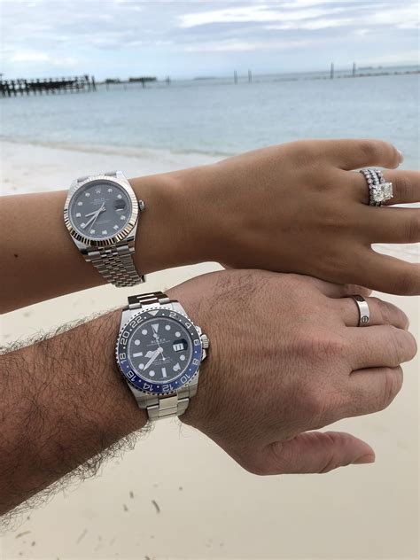 rolex couple watch set|rolex his and hers.